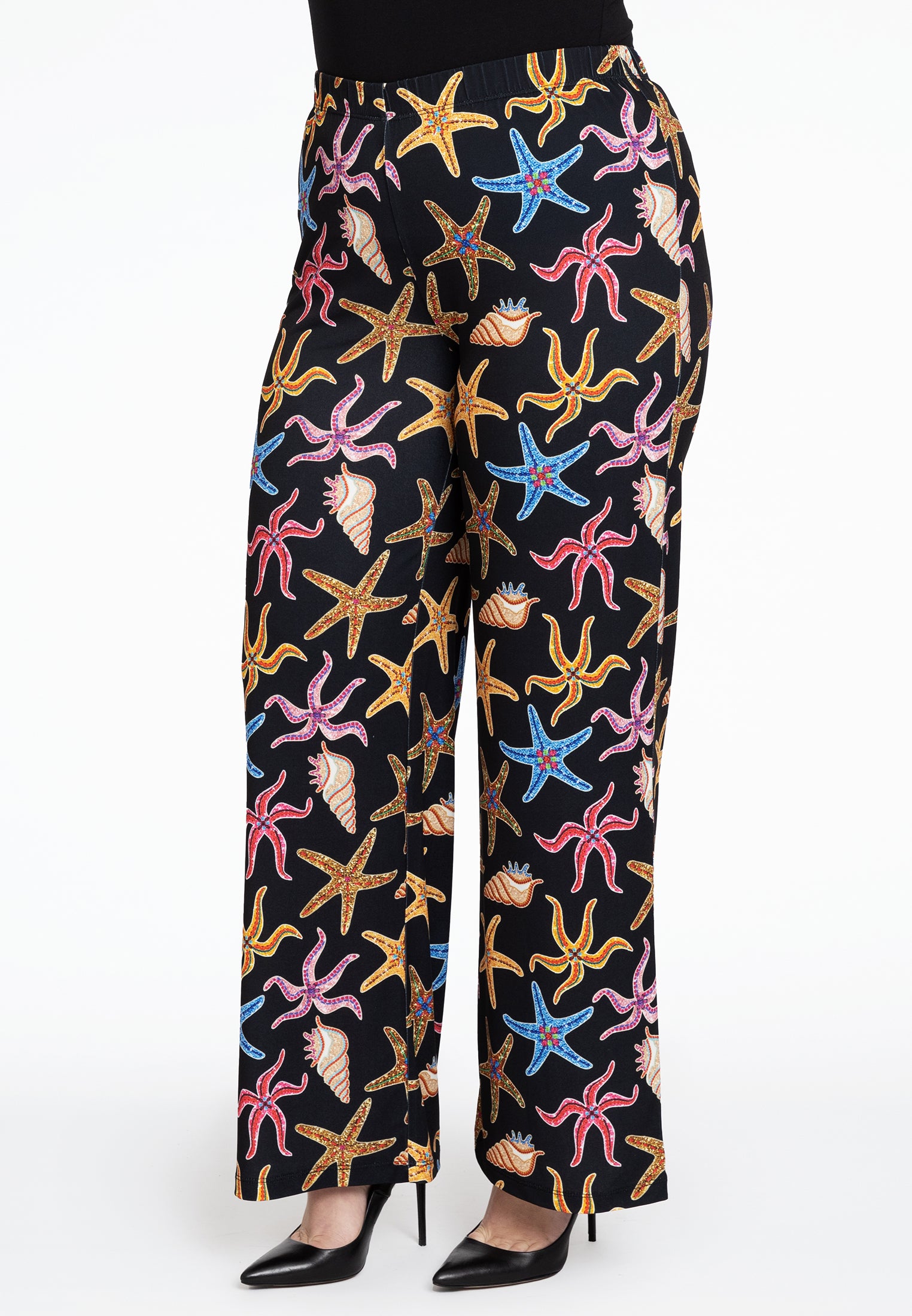 Yoek Broek MARINA | Zwart | Maat 54/56