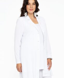 Yoek Blazer long | Wit | Maat 58/60