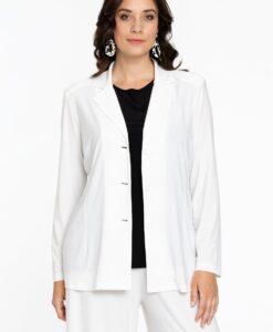 Yoek Blazer kort | Beige | Maat 58/60
