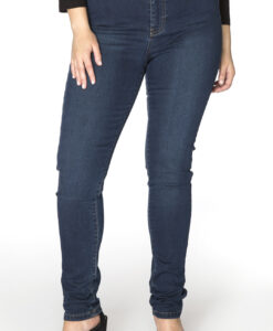 Yoek Skinny jeans zonder zakken | Donker Blauw | Maat 56