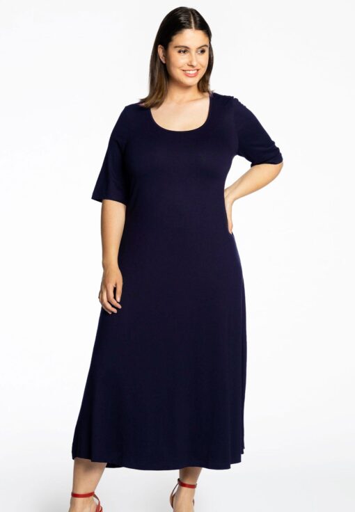 Yoek Long dress VI/EA | Blauw | Maat 58/60