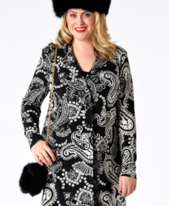 Yoek Lange blazer SUE | Zwart | Maat XL