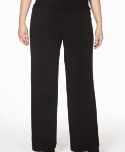 Yoek Trousers elastic waist | Zwart | Maat 50/52