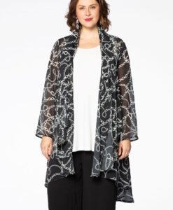 Yoek Vest TIFFANY | Zwart | Maat 58/60