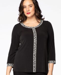 Yoek Shirts relax | Zwart | Maat 58/60