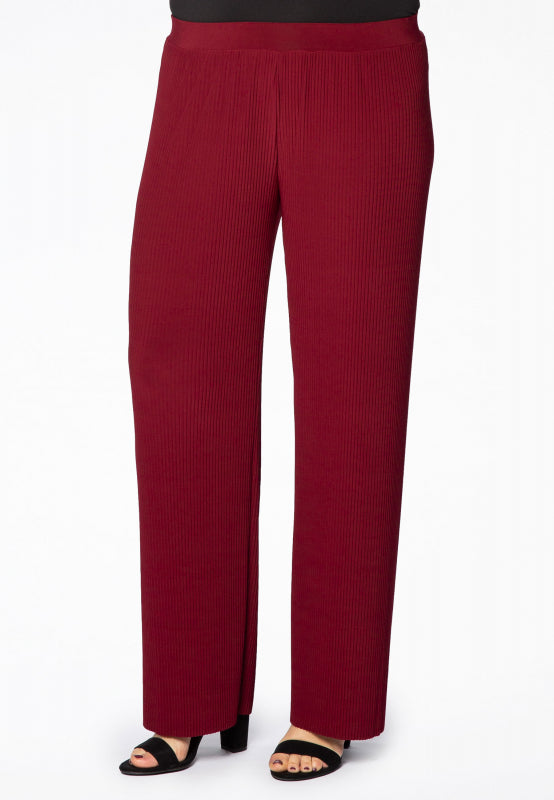 Yoek Broek plissé | Rood | Maat 54/56