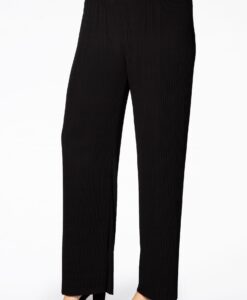 Yoek Broek plissé | Zwart | Maat 54/56
