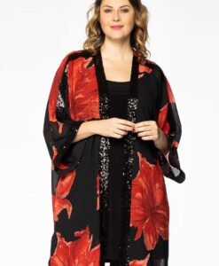 Yoek Kimono LAURA | Rood | Maat 54/56
