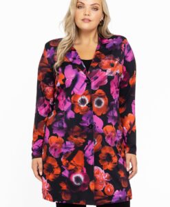 Yoek Blazer POPPY | Zwart | Maat 46/48