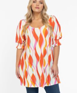Yoek Tuniek wide bottom AURELI | Oranje | Maat 58/60