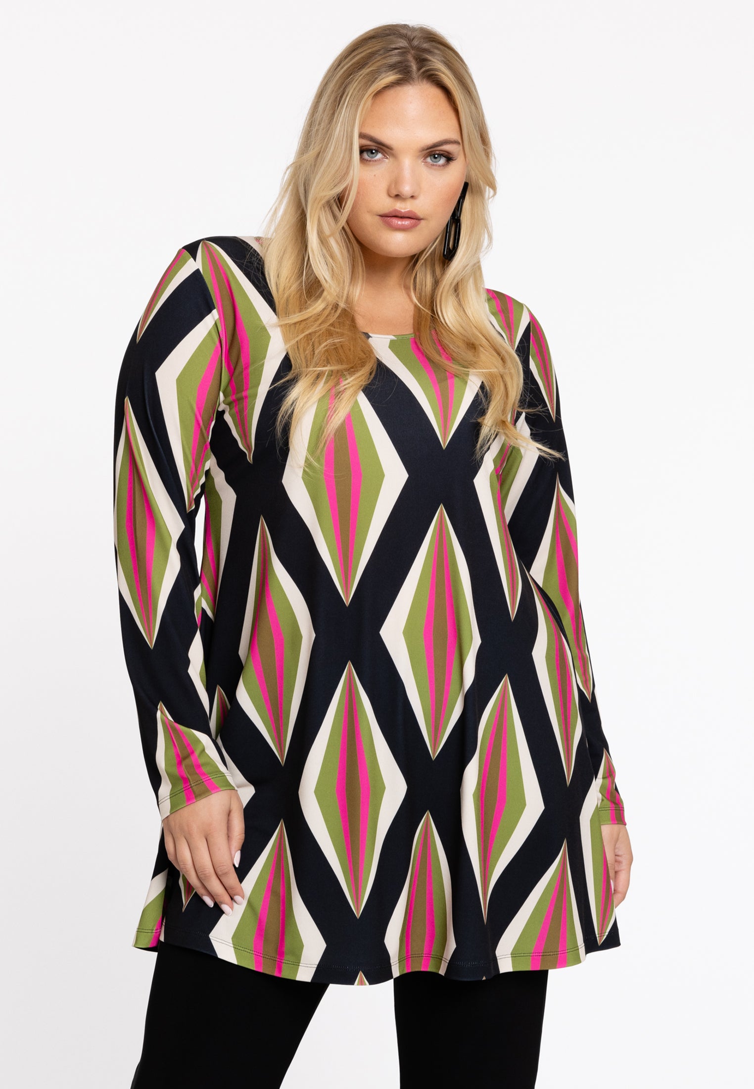 Yoek Tuniek wide bottom | Zwart | Maat 58/60