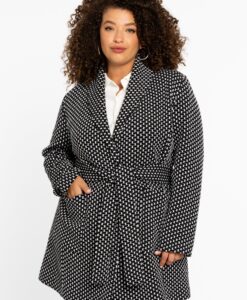 Yoek Jasje JACQUARD KNIT | Zwart | Maat 50/52