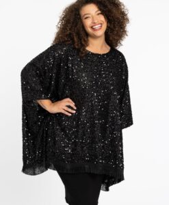 Yoek Poncho PAILLET | Zwart | Maat 54/56