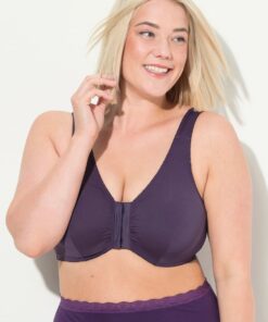 Grote Maten Bustier, Dames, paars, Maat: 85D, Synthetische vezels/Elastaan, Ulla Popken