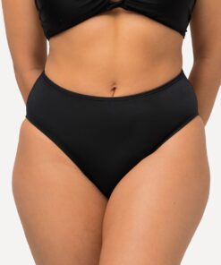 Grote Maten Bikinibroekje, Dames, zwart, Maat: 56, Synthetische vezels/Elastaan, Ulla Popken