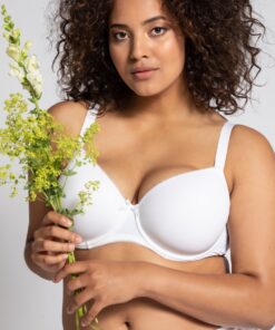Grote Maten beugelbeha Larissa, Dames, wit, Maat: 85C, Synthetische vezels/Elastaan, Ulla Popken