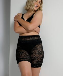 Grote Maten panty, Dames, zwart, Maat: 58/60, Synthetische vezels/Elastaan, Ulla Popken