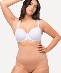 Grote Maten Shaping-slip, Dames, oranje, Maat: 42/44, Synthetische vezels/Elastaan, Ulla Popken
