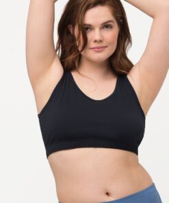 Grote Maten Bustier, Dames, blauw, Maat: 54/56, Katoen, Ulla Popken