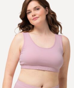 Grote Maten Bustier, Dames, roze, Maat: 58/60, Katoen, Ulla Popken