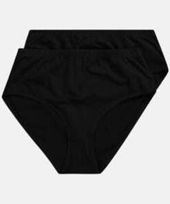 Grote Maten Slips, Dames, zwart, Maat: 54/56, Katoen, Ulla Popken