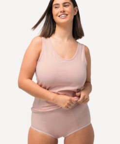 Grote Maten Bodyforming-onderhemd, Dames, roze, Maat: 58/60, Katoen, Ulla Popken