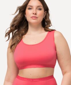 Grote Maten Bustier, Dames, wit, Maat: 58/60, Katoen, Ulla Popken