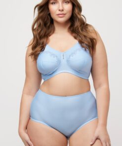 Grote Maten Midislips, Dames, blauw, Maat: 46/48, Katoen/Synthetische vezels, Ulla Popken