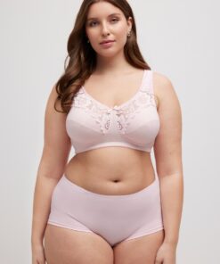 Grote Maten Kelly steun beha, Dames, roze, Maat: 115D, Katoen, Ulla Popken