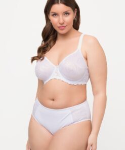 Grote Maten bodyforming pantyslip, Dames, wit, Maat: 54/56, Katoen/Synthetische vezels/Elastaan, Ulla Popken