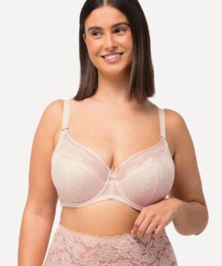 Grote Maten Beugelbeha, Dames, roze, Maat: 85C, Synthetische vezels/Polyester, Ulla Popken