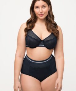 Grote Maten maxi sliop, Dames, blauw, Maat: 58/60, Katoen/Synthetische vezels, Ulla Popken