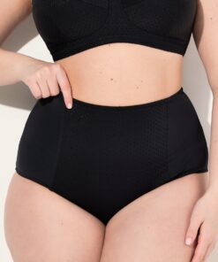Grote Maten Pantybroekje, Dames, zwart, Maat: 54/56, Katoen/Synthetische vezels/Elastaan, Ulla Popken