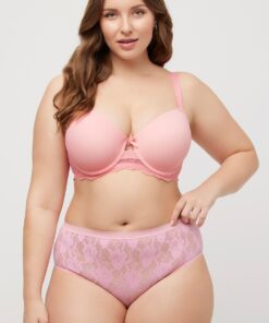 Grote Maten midi slip, Dames, roze, Maat: 58/60, Katoen/Synthetische vezels/Elastaan, Ulla Popken