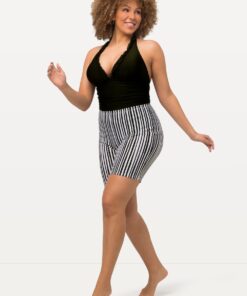 Grote Maten korte zwemlegging, Dames, zwart, Maat: 48, Elastaan, Ulla Popken