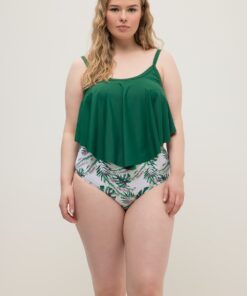 Grote Maten bikini slip, Dames, beige, Maat: 50, Polyester/Synthetische vezels/Elastaan, Studio Untold