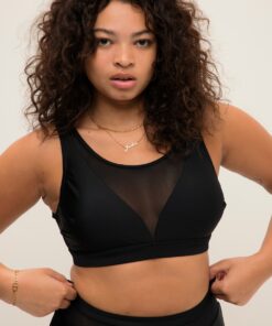 Grote Maten Bikinitop, Dames, zwart, Maat: 54, Synthetische vezels/Elastaan, Studio Untold