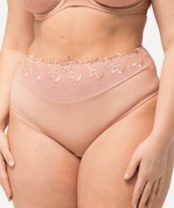 Grote Maten Stringpanty, Dames, oranje, Maat: 46/48, Katoen/Synthetische vezels/Polyester, Ulla Popken