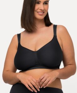 Grote Maten BH, Dames, zwart, Maat: 110C, Synthetische vezels/Elastaan, Ulla Popken