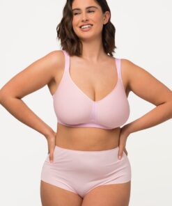 Grote Maten BH, Dames, roze, Maat: 85C, Synthetische vezels/Elastaan, Ulla Popken