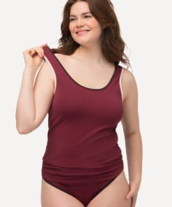 Grote Maten Tanktops, Dames, grijs, Maat: 42/44, Katoen, Ulla Popken