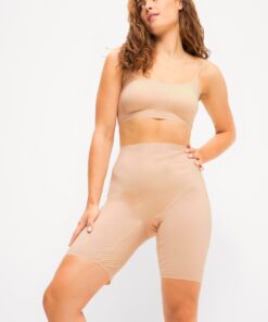 Grote Maten lange panty, Dames, oranje, Maat: 42/44, Synthetische vezels/Elastaan, Studio Untold
