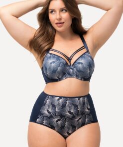 Grote Maten Shaping maxi-slip, Dames, blauw, Maat: 62/64, Katoen/Synthetische vezels/Elastaan, Ulla Popken