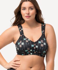 Grote Maten Softbeha, Dames, zwart, Maat: 85D, Synthetische vezels/Elastaan, Ulla Popken