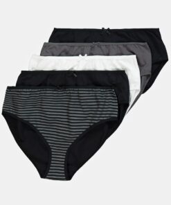 Grote Maten Midislips, Dames, zwart, Maat: 62/64, Katoen, Ulla Popken