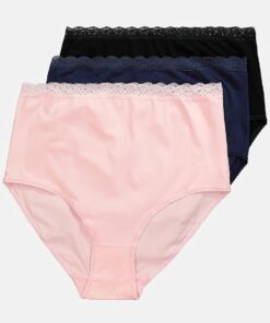 Grote Maten Maxi-slips, Dames, wit, Maat: 42/44, Katoen/Viscose, Ulla Popken