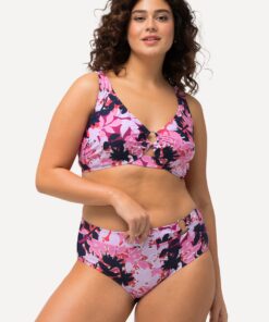 Grote Maten Bikini, Dames, roze, Maat: 54, Synthetische vezels/Elastaan, Ulla Popken