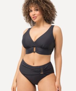 Grote Maten Bikini, Dames, grijs, Maat: 52, Elastaan, Ulla Popken