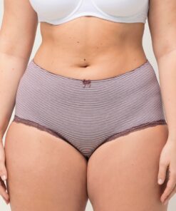 Grote Maten Hipster, Dames, bruin, Maat: 62/64, Katoen/Synthetische vezels/Elastaan, Ulla Popken