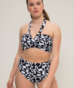 Grote Maten Bikinitop, Dames, zwart, Maat: 46, Polyester/Synthetische vezels/Elastaan, Studio Untold